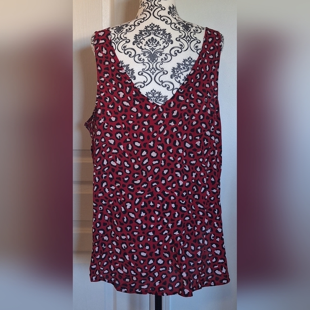 Old Navy size XXL leopard print tank top